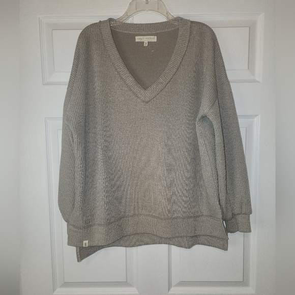 Simply Southern ribbed Vneck sz. S - Picture 1 of 5